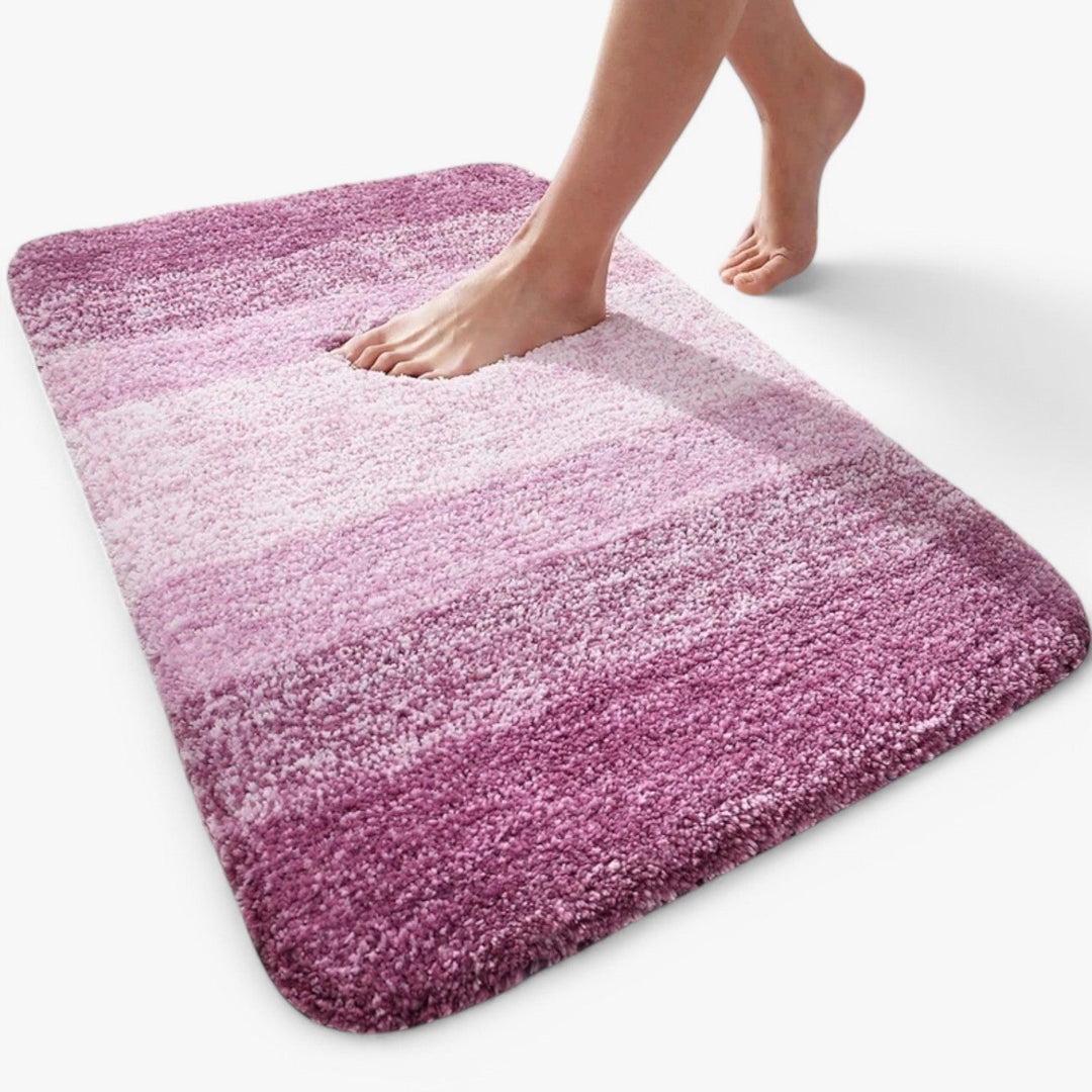 Absorbent Non-Slip Bath Mat for Dry Feet