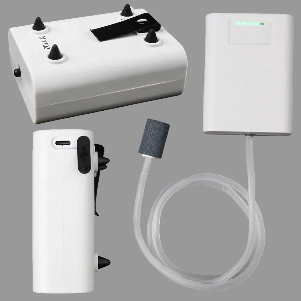 Portable USB Air Pump for Fish Tank Aquarium Aerator