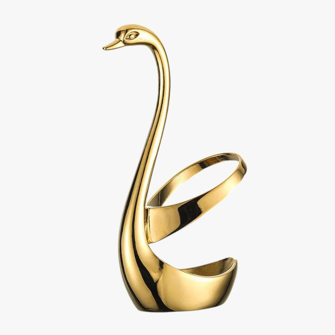 Swan-Shaped Cutlery Holder