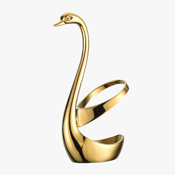 Swan-Shaped Cutlery Holder