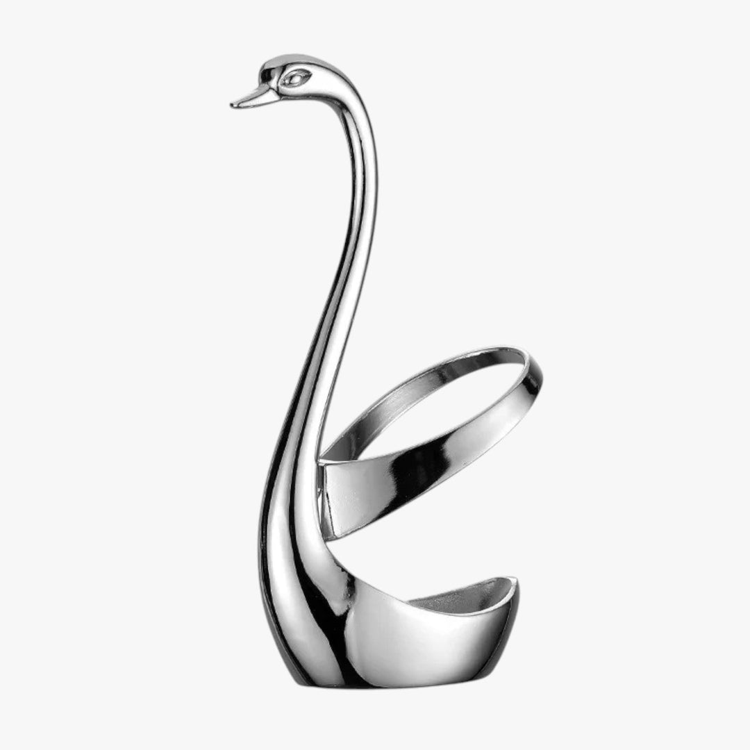 Swan-Shaped Cutlery Holder
