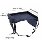 Children's Travel Tray Square Snack and Game Tray for Car Use