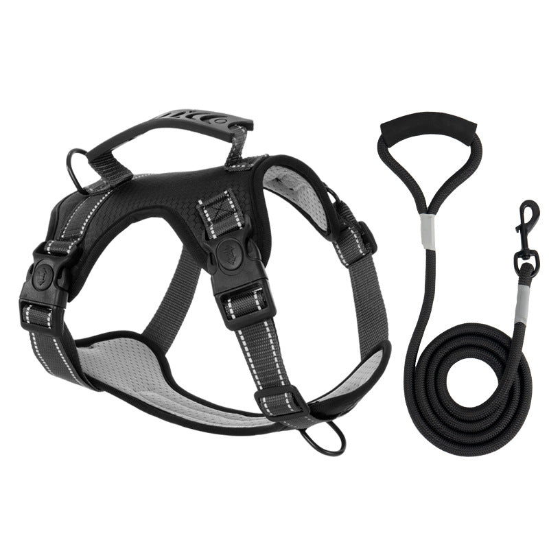 Dog Harness Reflective Adjustable Comfortable Walking Safety Vest