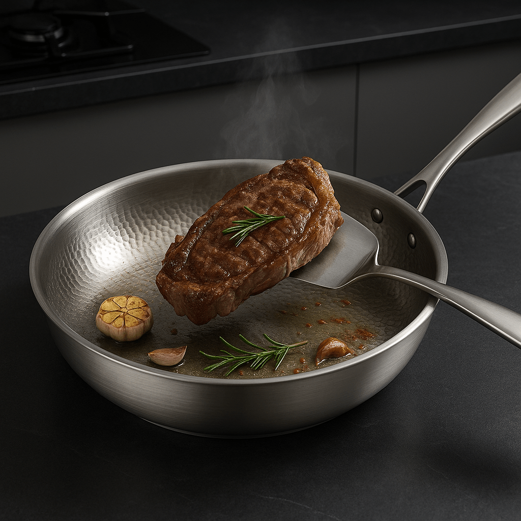 Titan Premium Titanium Frying Pan Non-Coated Circular Cookware