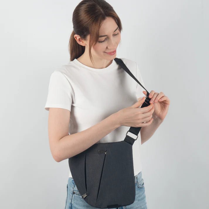 Anti Theft Crossbody Bag RFID Blocking Water Resistant Travel Bag