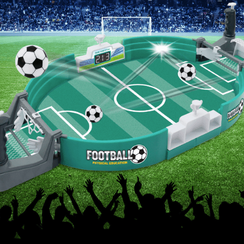 Portable Tabletop Foosball Game 2 Player Table Football Set