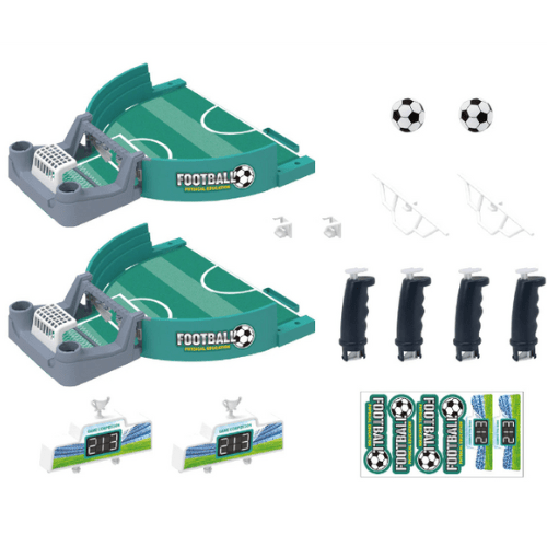 Portable Tabletop Foosball Game 2 Player Table Football Set