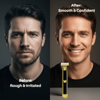 Body Groomer Wet Dry Shaver Dual Blade Men's Precision Grooming Tool