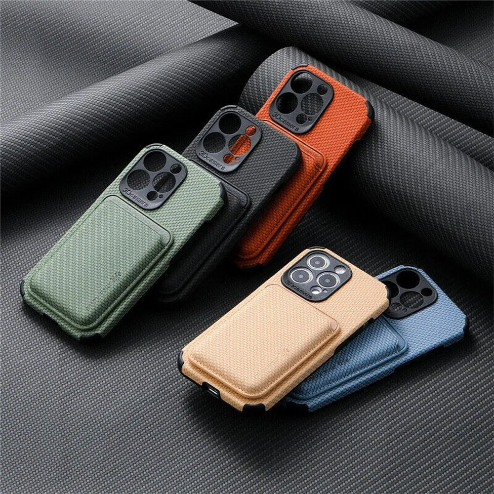 Carbon Fiber Phone Case Compatible with iPhone 14 Pro and iPhone 13