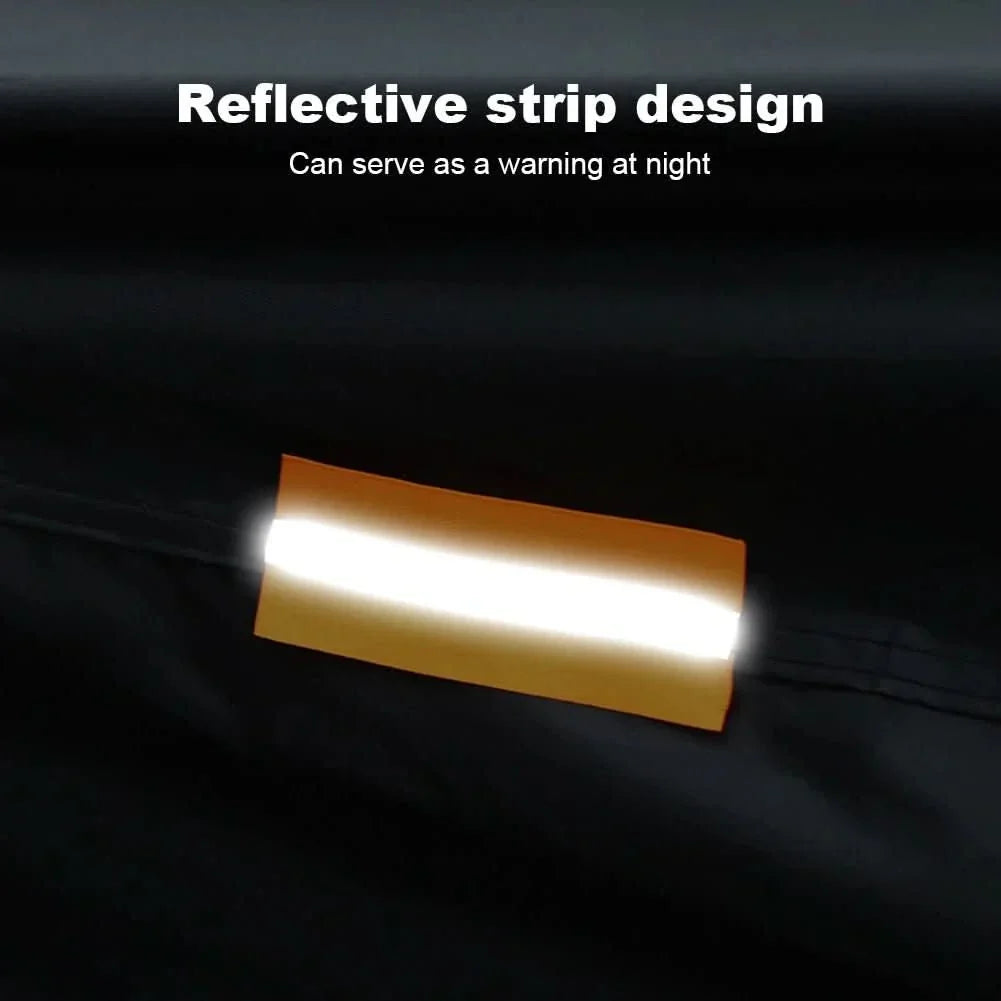 Motorcycle cover protecting against dust dirt and outdoor elements