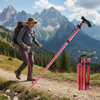 Adjustable Aluminum Hiking Pole Trekking Stick for Outdoor Hiking
