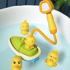 Bath Toy Set Interactive Shower Toy with Floating Ducks