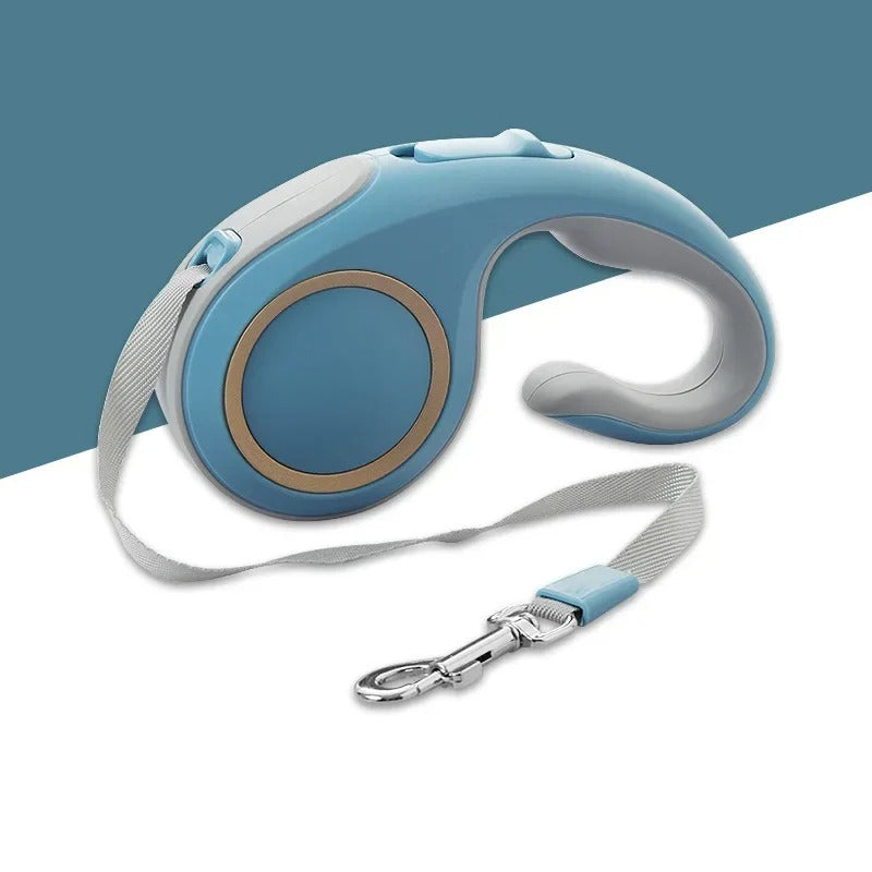 Retractable Dog Leash with Ergonomic Handle and Auto Lock Mechanism