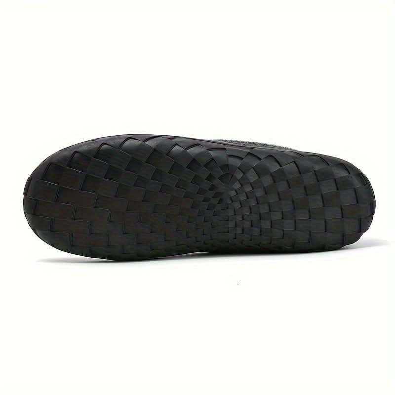 Men's Warm Loafers Synthetic Wool Slip-On Shoes