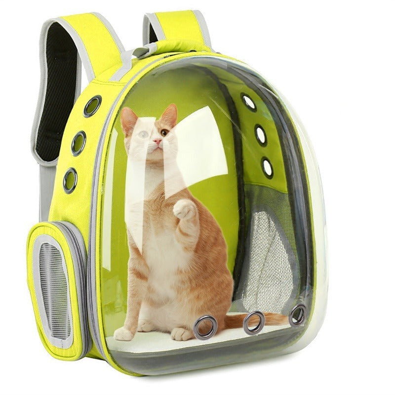 Pet Carrier Backpack Space Capsule Clear View Design
