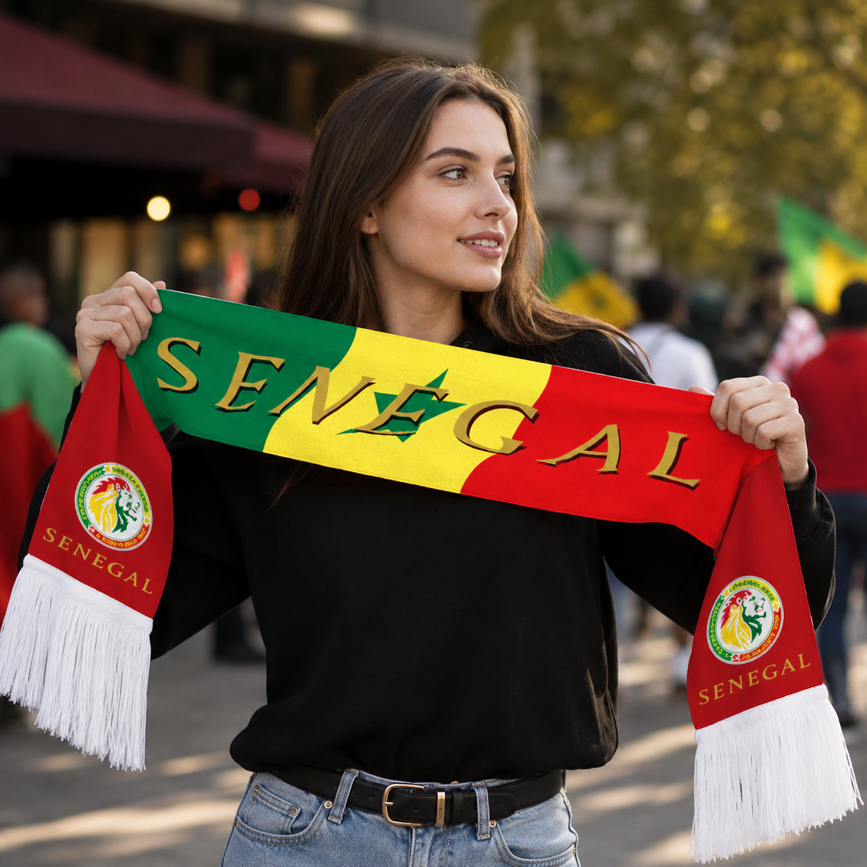 Senegal World Cup 2026 Fan Scarf National Team Supporter Scarf