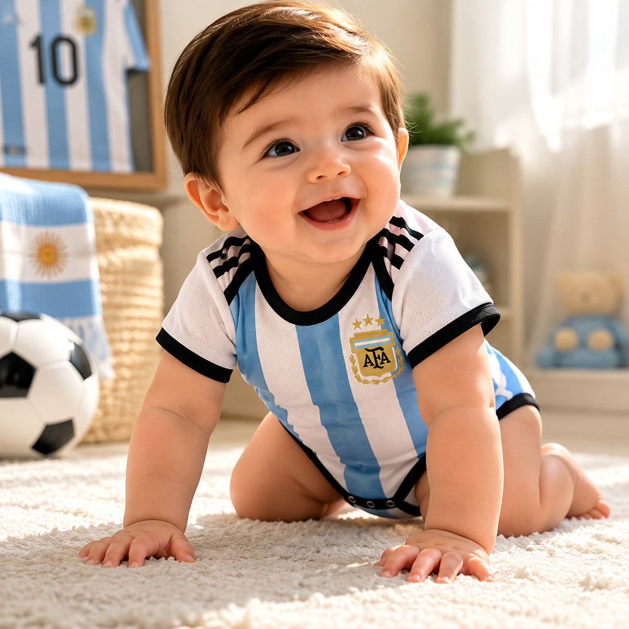 Baby Football Romper Infant Bodysuit Argentina 2026 World Cup