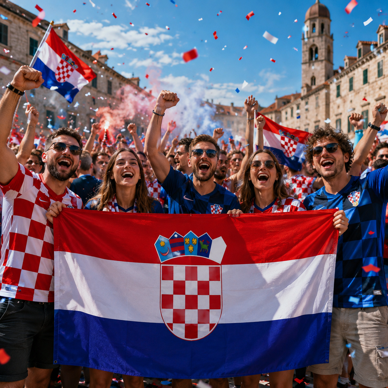 Croatia World Cup 2026 Wearable Body Flag 90x150 cm Fan Flag