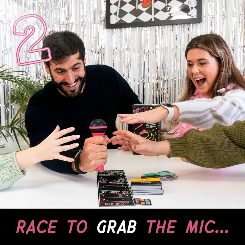 The Party Game Grab The Mic for People Who Can't Sing