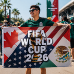 FIFA World Cup 2026 Commemorative Rectangular Supporter Fan Flag