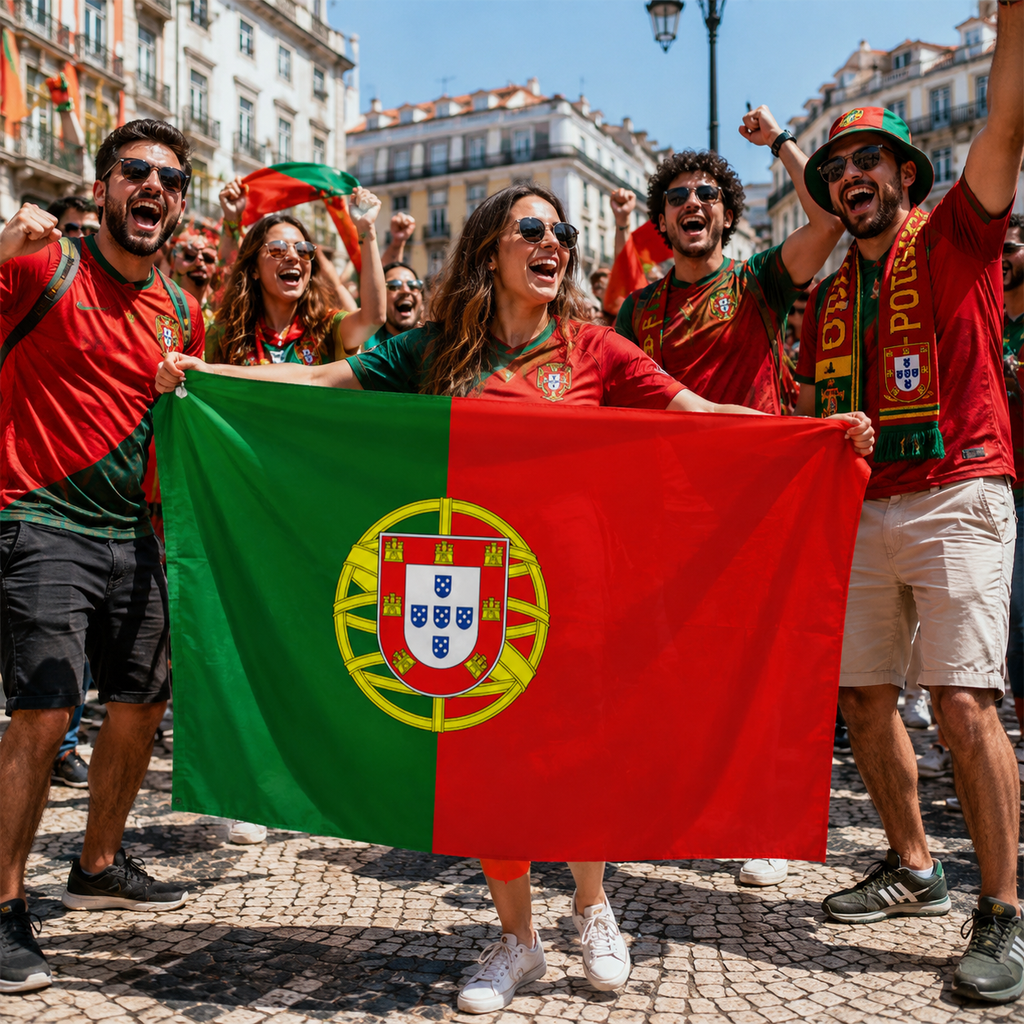Portugal World Cup 2026 Wearable Body Fan Flag 90x150 cm