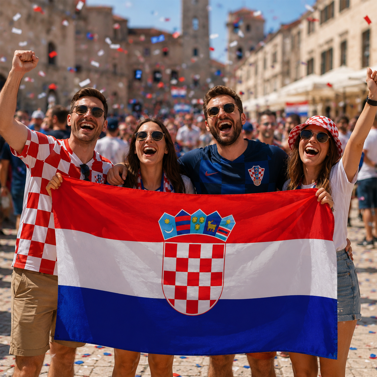 Croatia World Cup 2026 Wearable Body Flag 90x150 cm Fan Flag