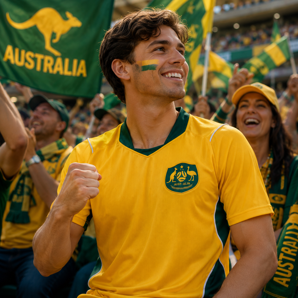 Australia World Cup Jersey 2026 Mens Football Jersey