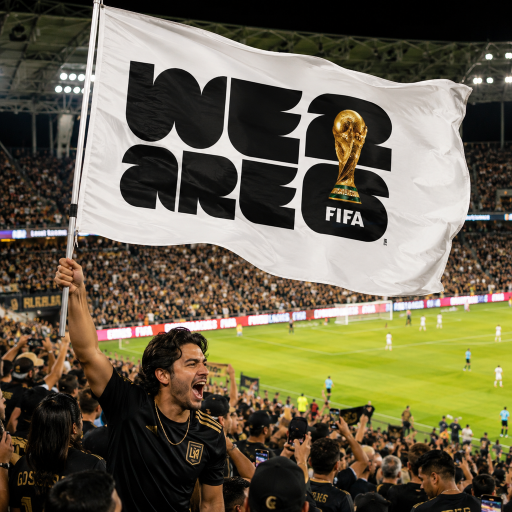 FIFA World Cup 2026 Rectangular Supporter Fan Flag