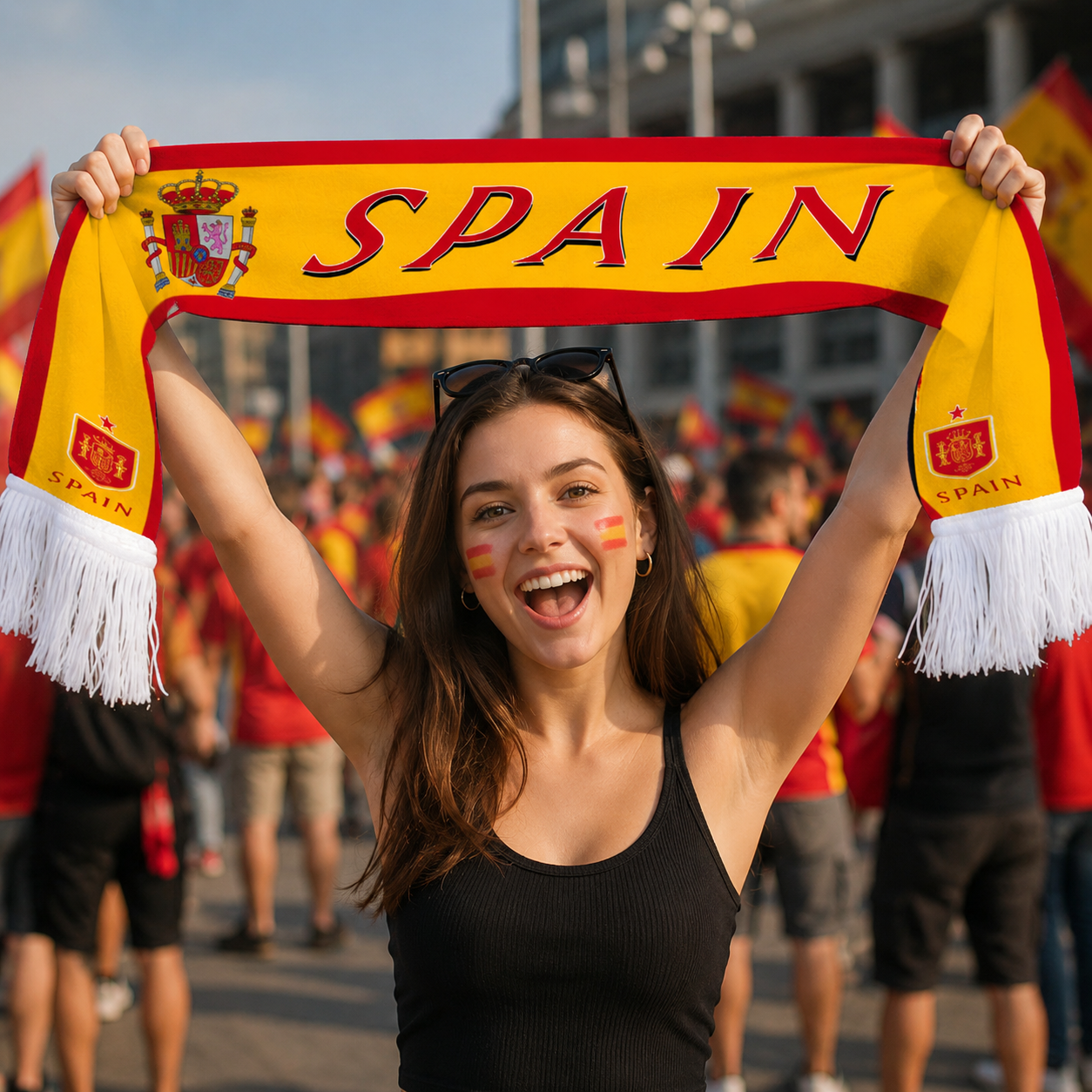 World Cup 2026 Spain National Team Fan Scarf Supporter Scarf