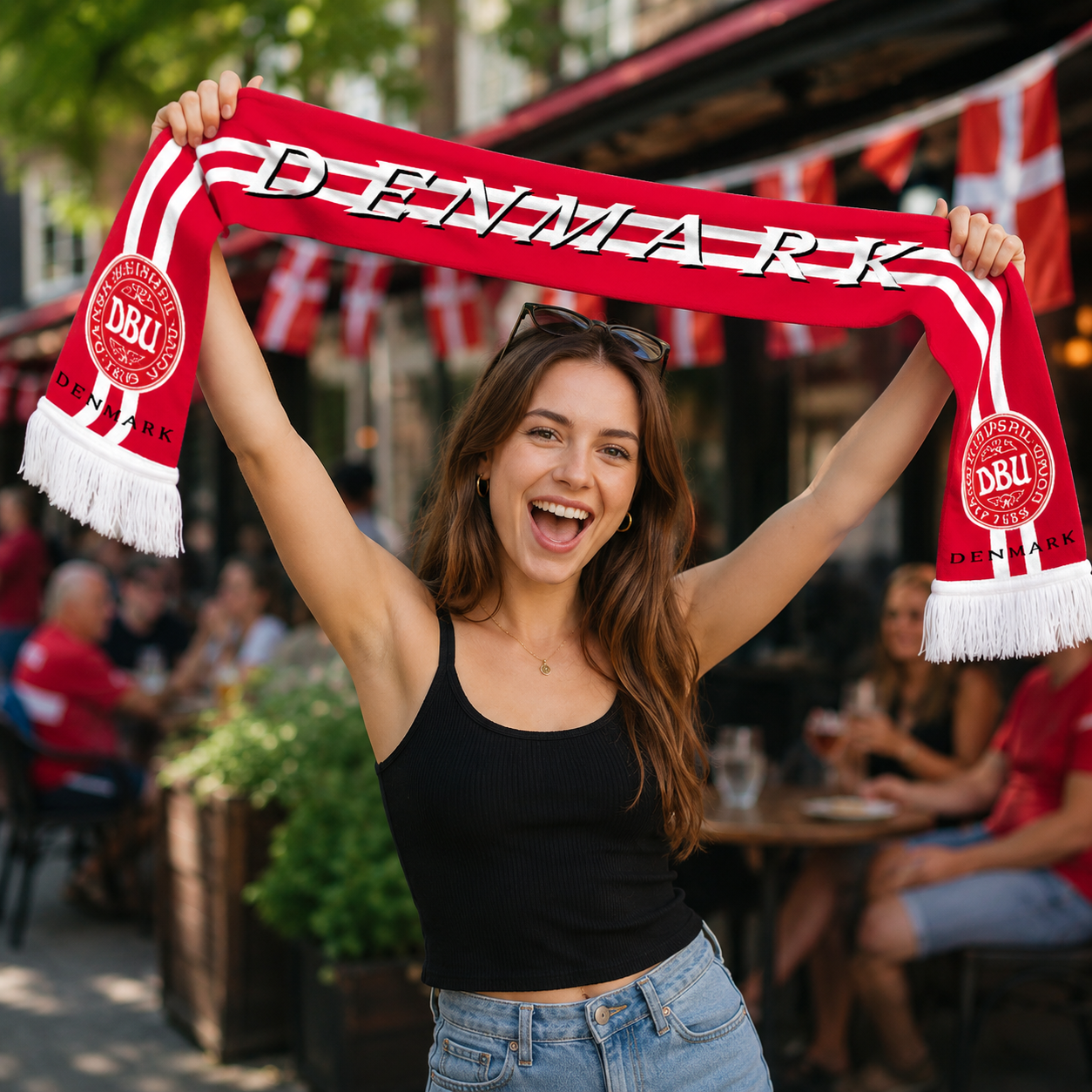 Denmark World Cup 2026 Fan Scarf National Team Supporter Scarf
