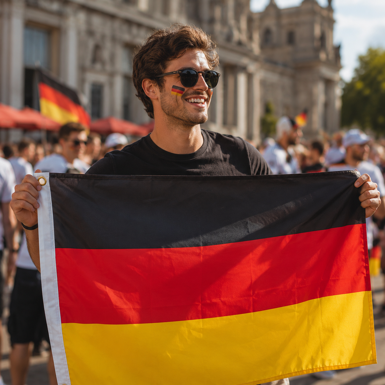 Germany 2026 World Cup Rectangular National Supporter Fan Flag