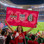 Costa Rica 2026 World Cup Rectangular Supporter Fan Flag