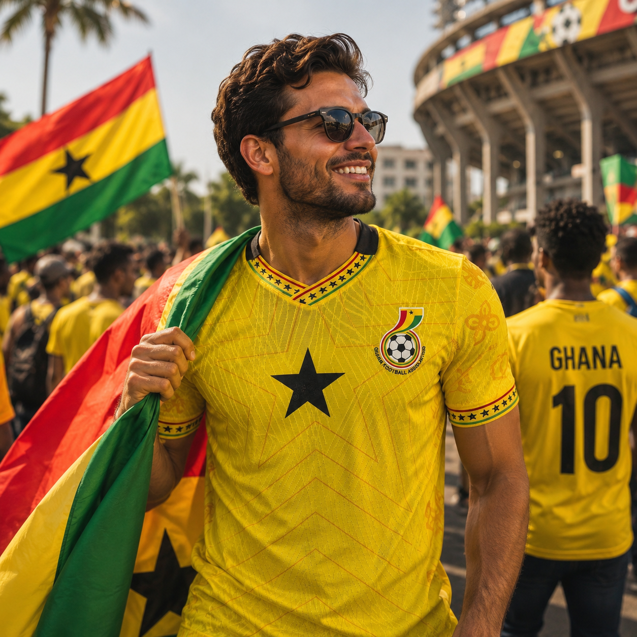 Ghana World Cup Jersey 2026 Mens Football Jersey Fan Shirt