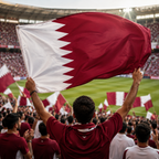 Qatar 2026 World Cup Rectangular National Supporter Fan Flag