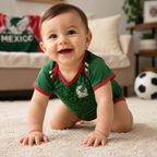Mexico 2026 World Cup Infant Football Romper Bodysuit Home Away