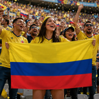 Colombia World Cup 2026 Wearable Body Flag Fan Flag 90x150 cm