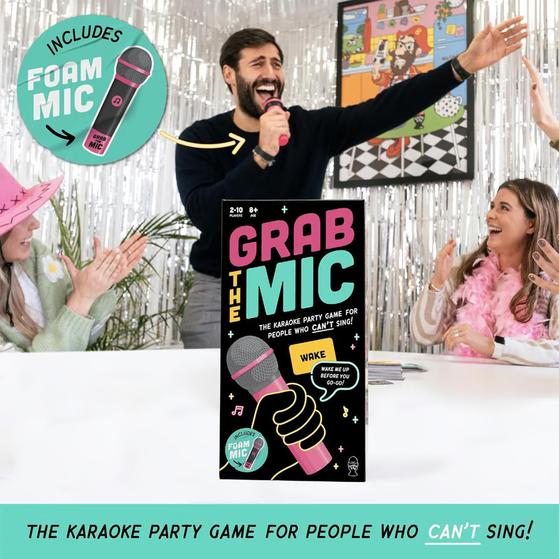 The Party Game Grab The Mic for People Who Can't Sing