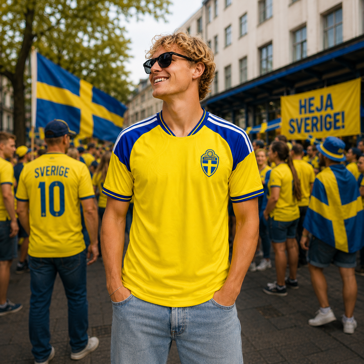 Sweden World Cup Jersey 2026 Mens Football Jersey
