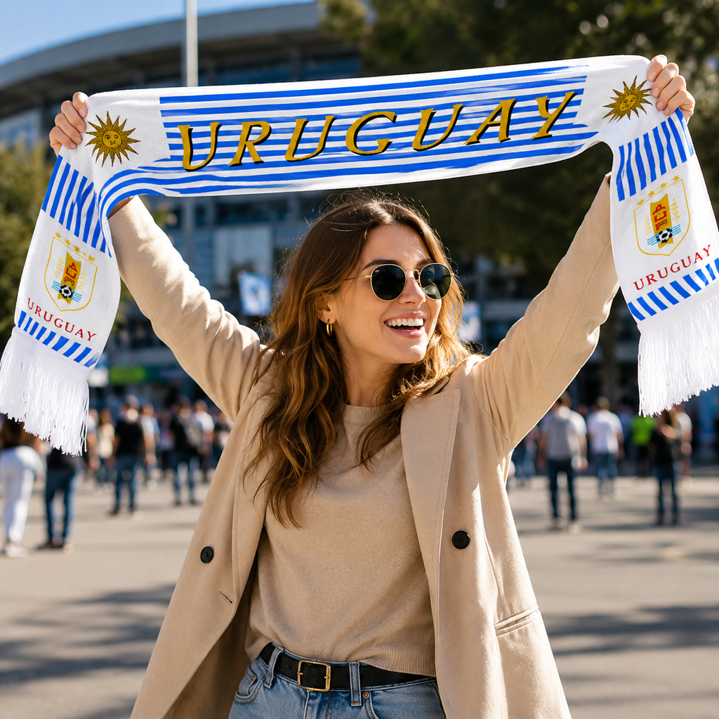 Uruguay World Cup 2026 Fan Scarf National Team Supporter Scarf