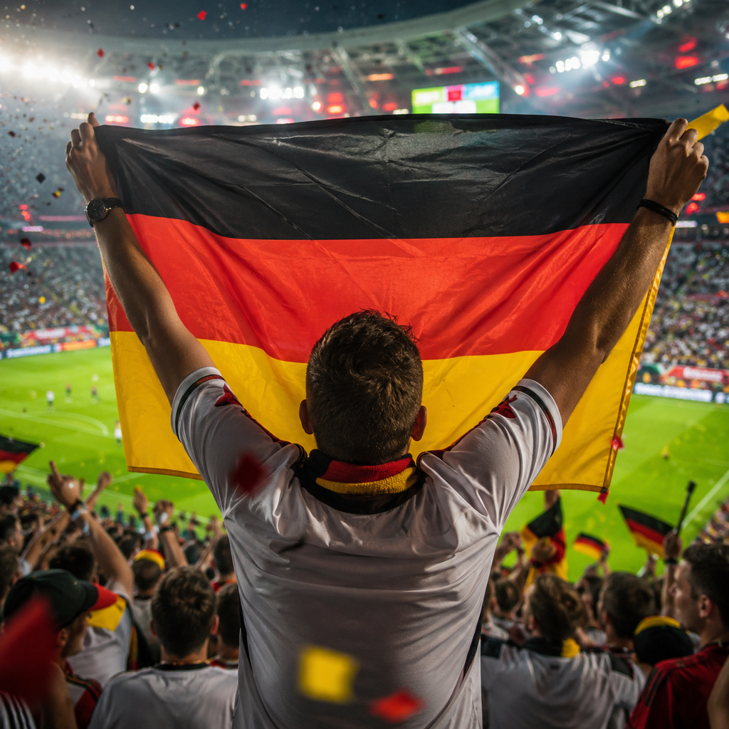 Germany 2026 World Cup Rectangular National Supporter Fan Flag