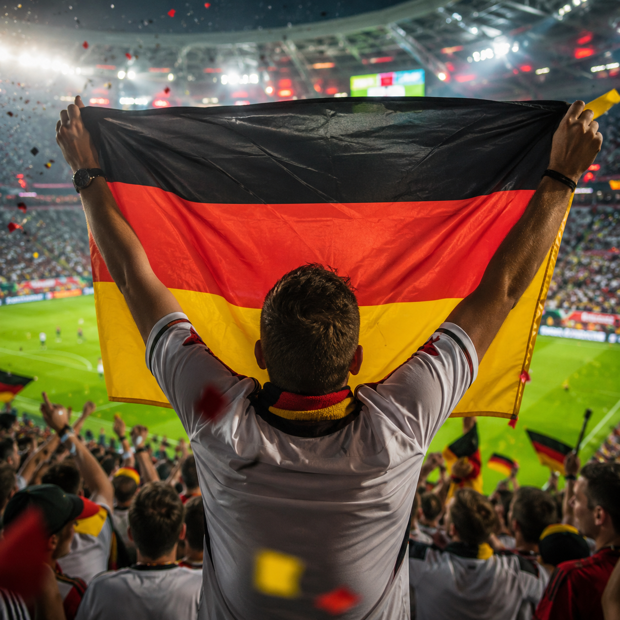 Germany 2026 World Cup Rectangular National Supporter Fan Flag