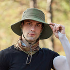 Breathable Wide Brim Sun Hat with UV Protection for Outdoor Use