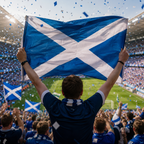 Scotland 2026 World Cup Rectangular National Supporter Fan Flag