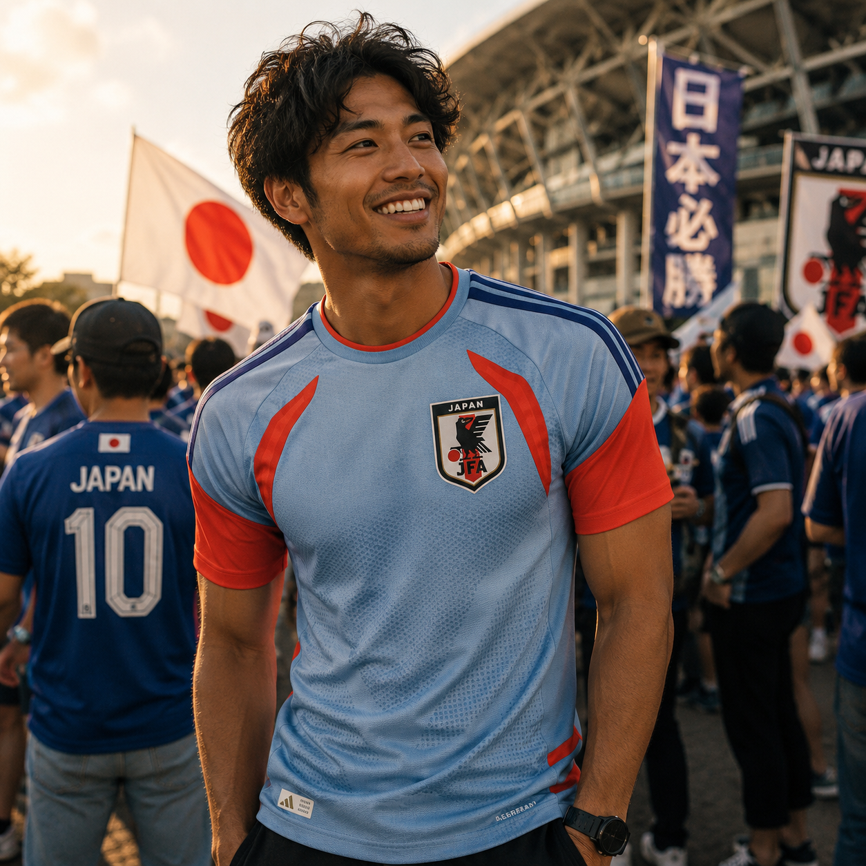 Japan World Cup Jersey 2026 Mens Football Jersey Away Fan Shirt