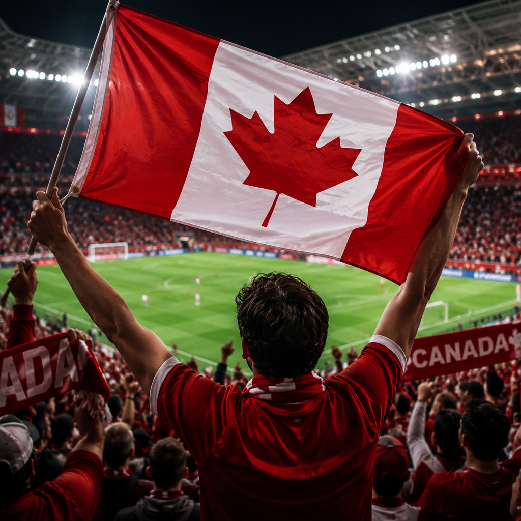 Canada 2026 World Cup National Flag Rectangular Fan Supporter Flag