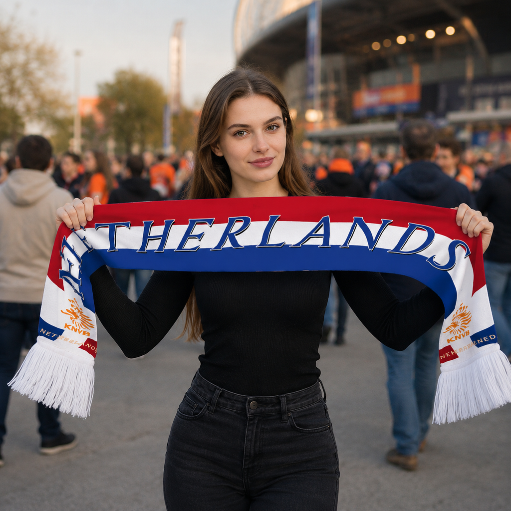 Netherlands 2026 World Cup Football Fan Scarf National Team Supporter