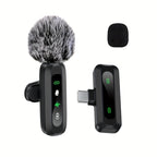 Wireless Lavalier Microphone Dual USB-C Recording System