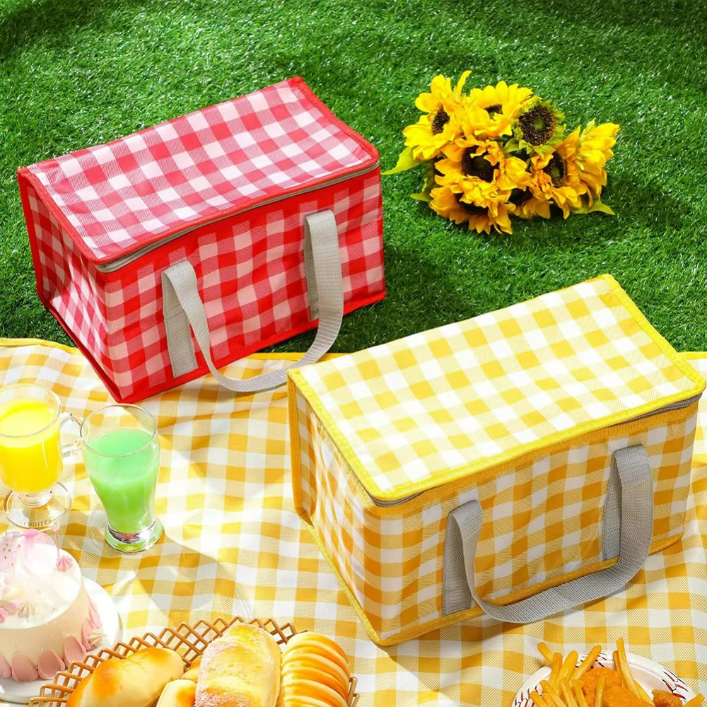 Insulated Picnic Cooler Bag Thermal Lunch Tote Soft Sided Cooler