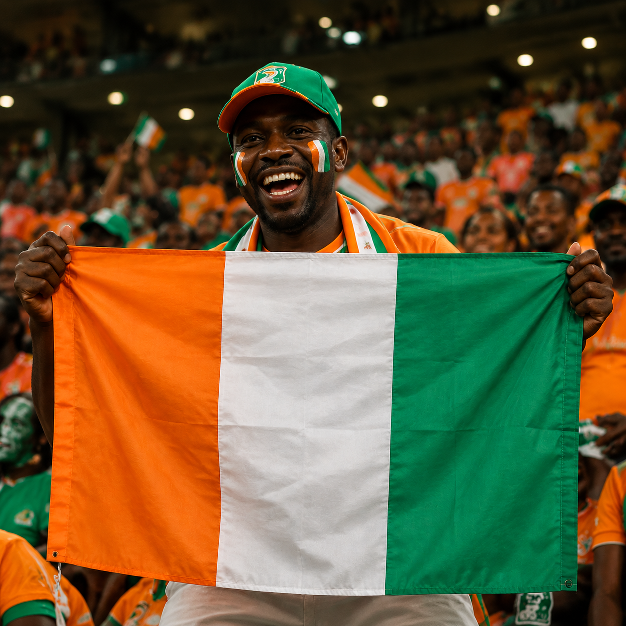 Ivory Coast 2026 World Cup National Flag Rectangular Fan Supporter Flag