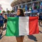 Italy 2026 World Cup Wearable Body Flag 90x150 cm Fan Flag